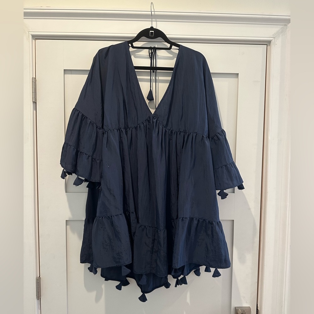 Misa Los Angeles Mahtab Dress in Navy